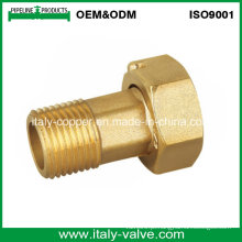 OEM &amp; ODM Qualidade Brass Forged água Meter Nipple (AV9090)